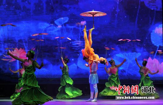 沧州旅发大会:大型杂技诗剧《一船明月过沧州》精彩上演