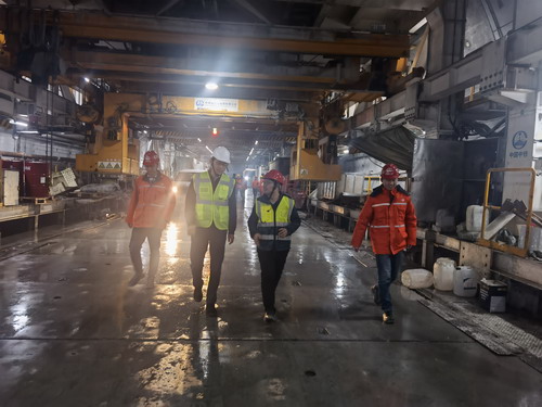 驻格鲁吉亚大使周谦赴南北公路项目调研指导