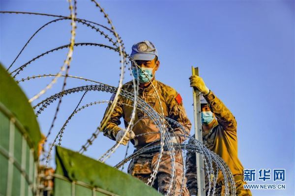 中国维和工兵分队完成联非达团营地防御工事升级改造任务